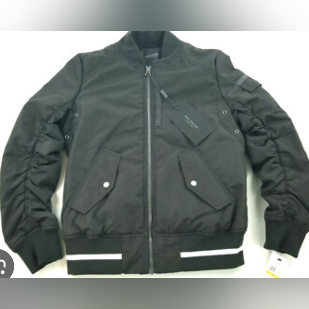 MARC NEW YORK Andrew Marc women jacket bomber Foster MW7AC803 black S $245